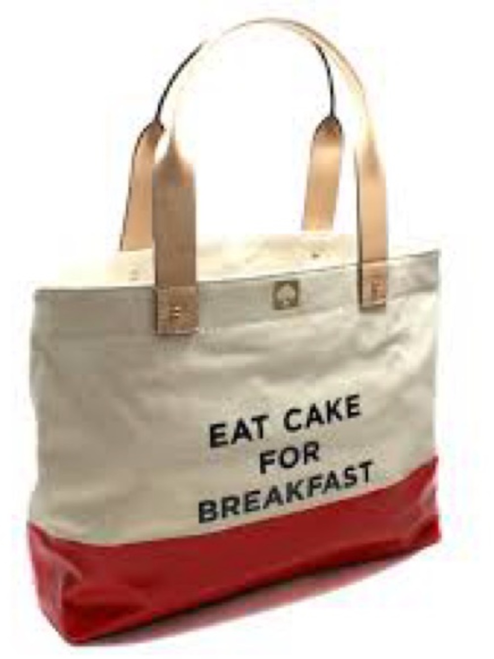 kate spade | ‘Call to action’ Eat Cake for Breakfast Canvas Tote